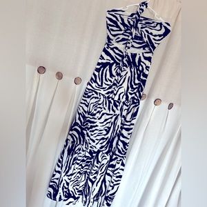 Shop 17 strapless maxi dress